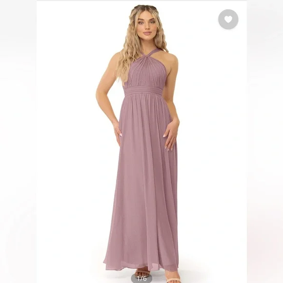 dusty rose bridesmaid dresses azazie Azazie Dusty Rose & Champagne Rose Bridesmaid Dresses